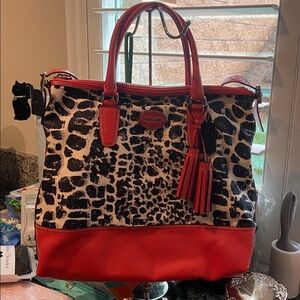 Coach EUC XL Animal Print Bag HTF